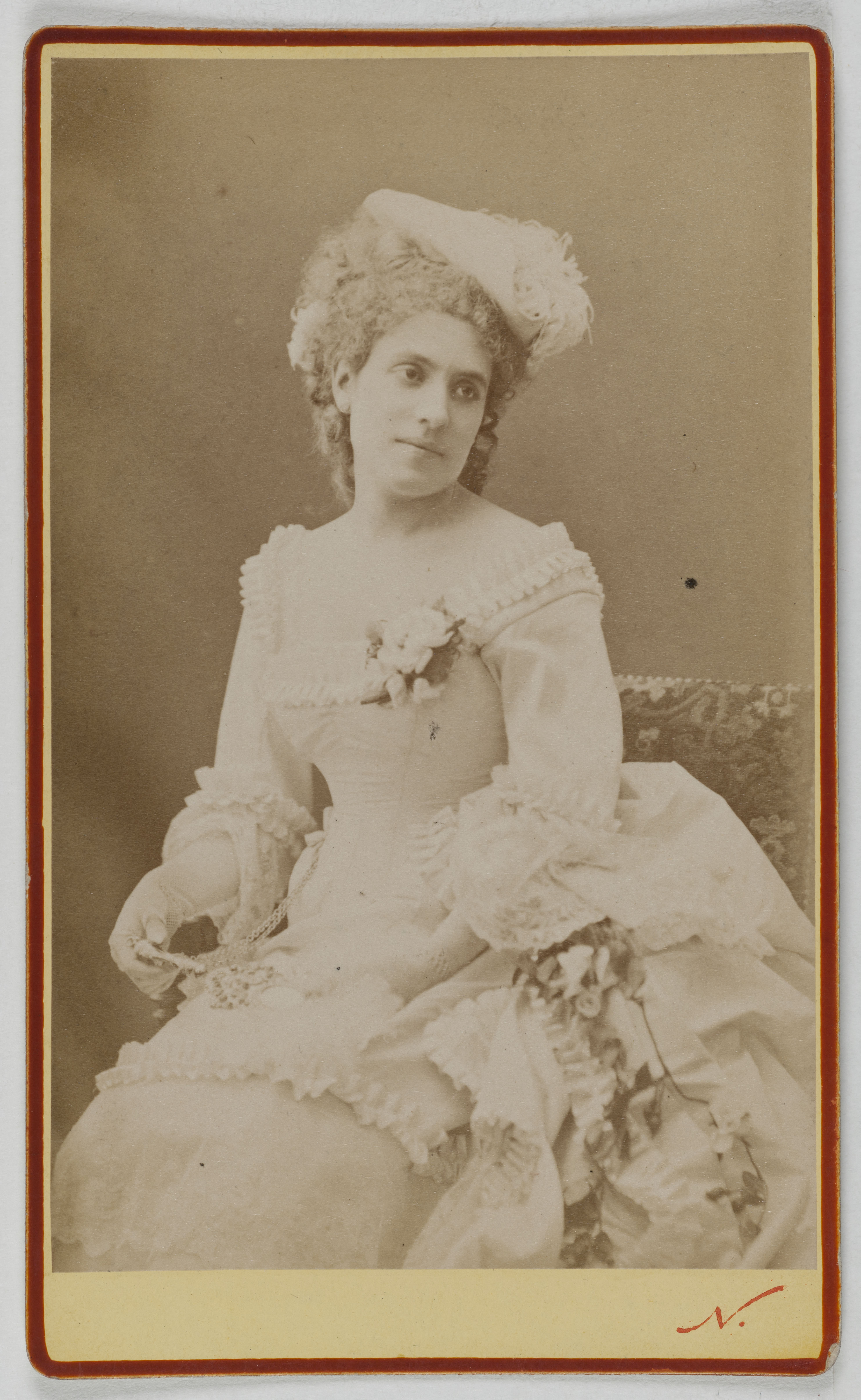 Atelier Nadar, Portrait de Madame Lefort, (actrice aux Bouffes)