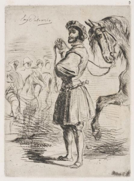 Eugène Delacroix, Soldat allemand