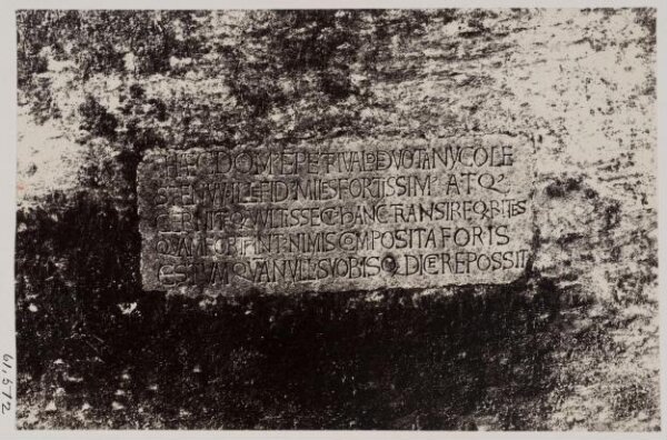 Parker, John Henry, Medieval - Castle of the Anguillara Family, A.D. 1073. Plan