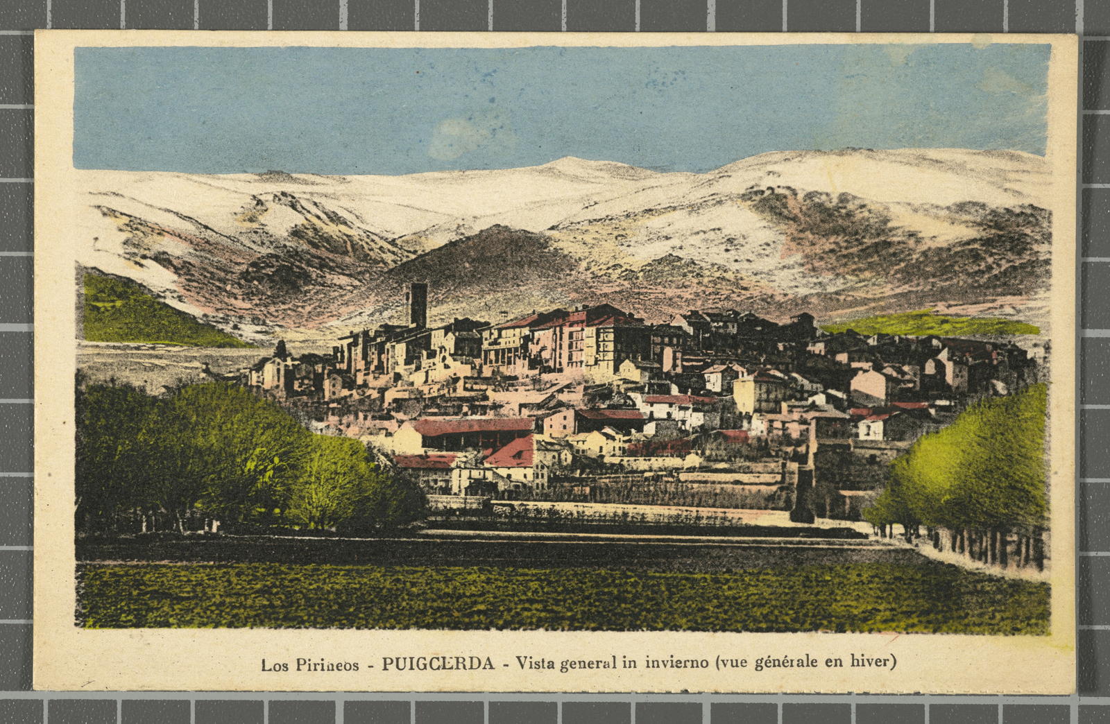 Desconegut, The Pyrenees. Puigcerda. overview in invierno