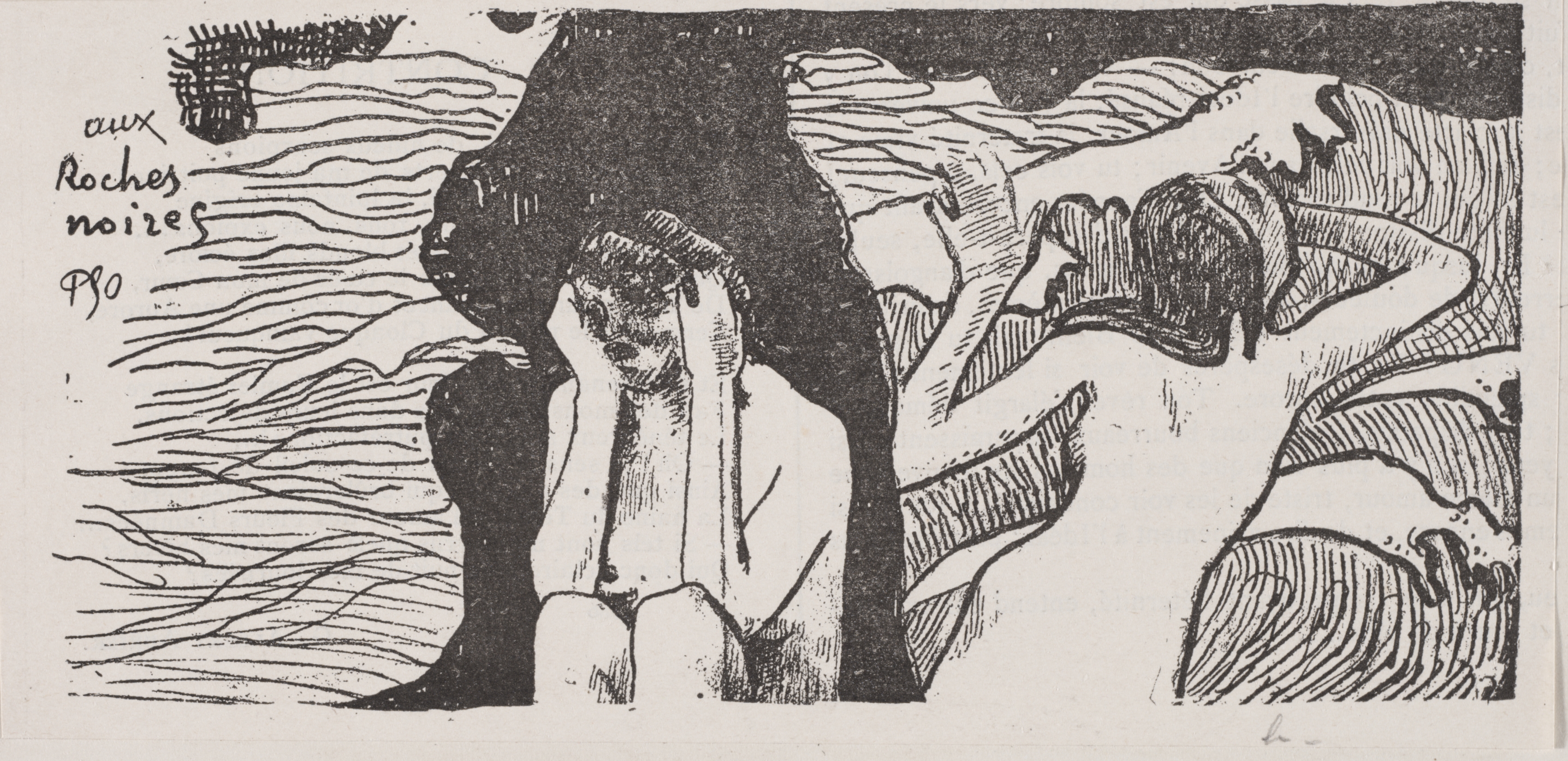 Paul Gauguin, The Black Rocks