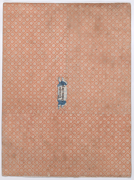 Anonymous, Sheet with overall dot and circle pattern