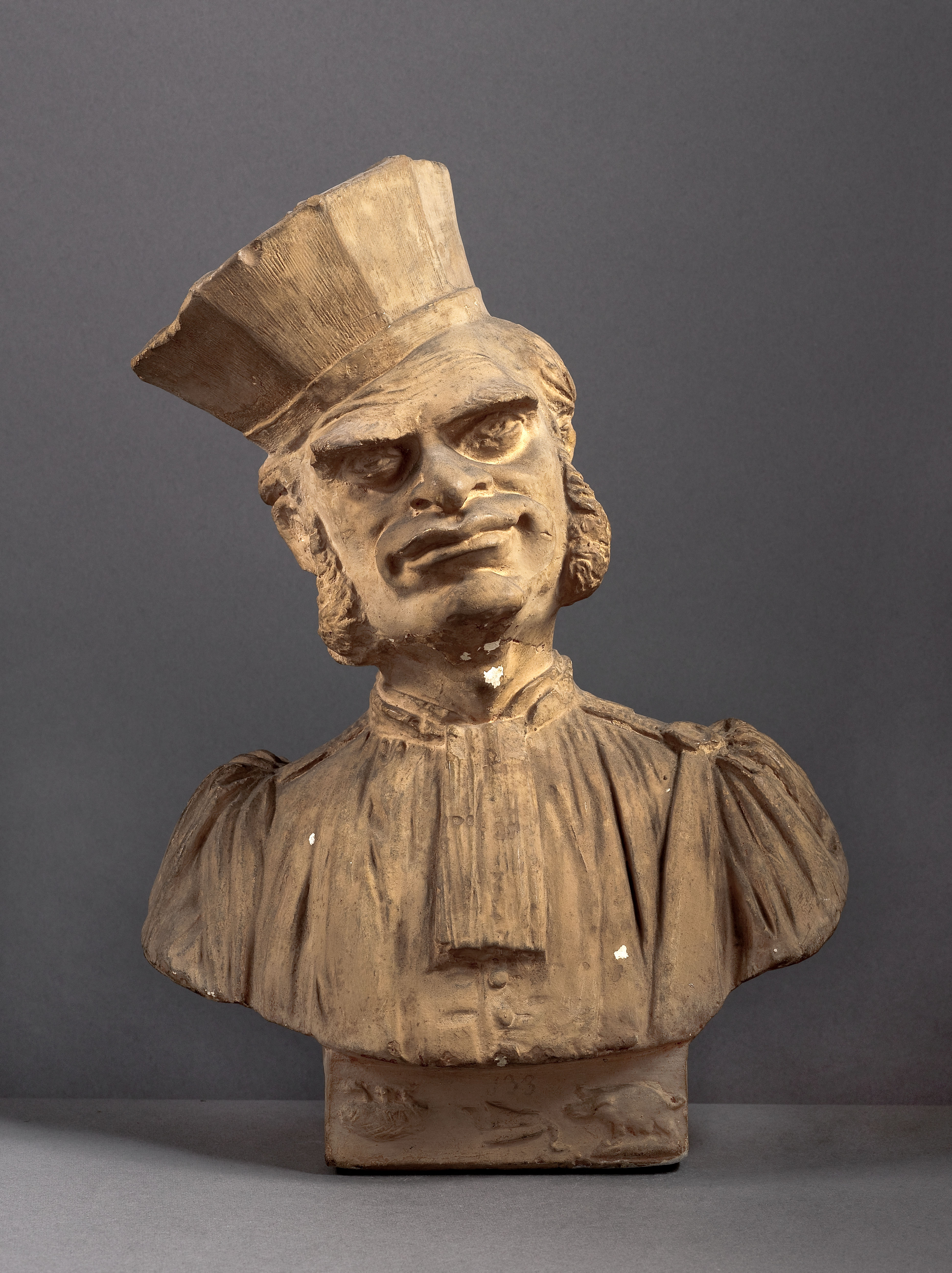 Jean Pierre Dantan, Portrait-charge de Jules Nicolet (1819-1880), avocat au barreau de Paris