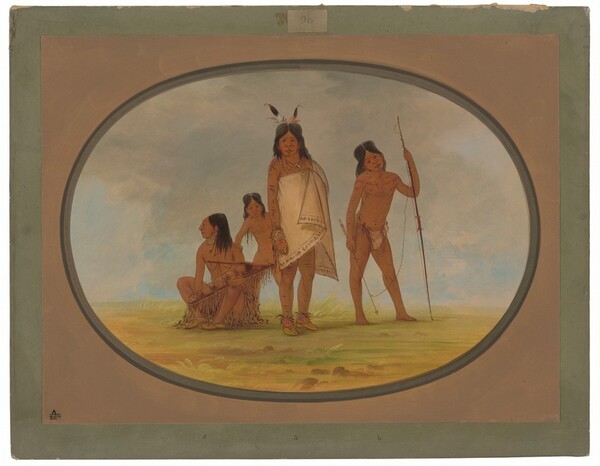 George Catlin, Four Flathead Indians