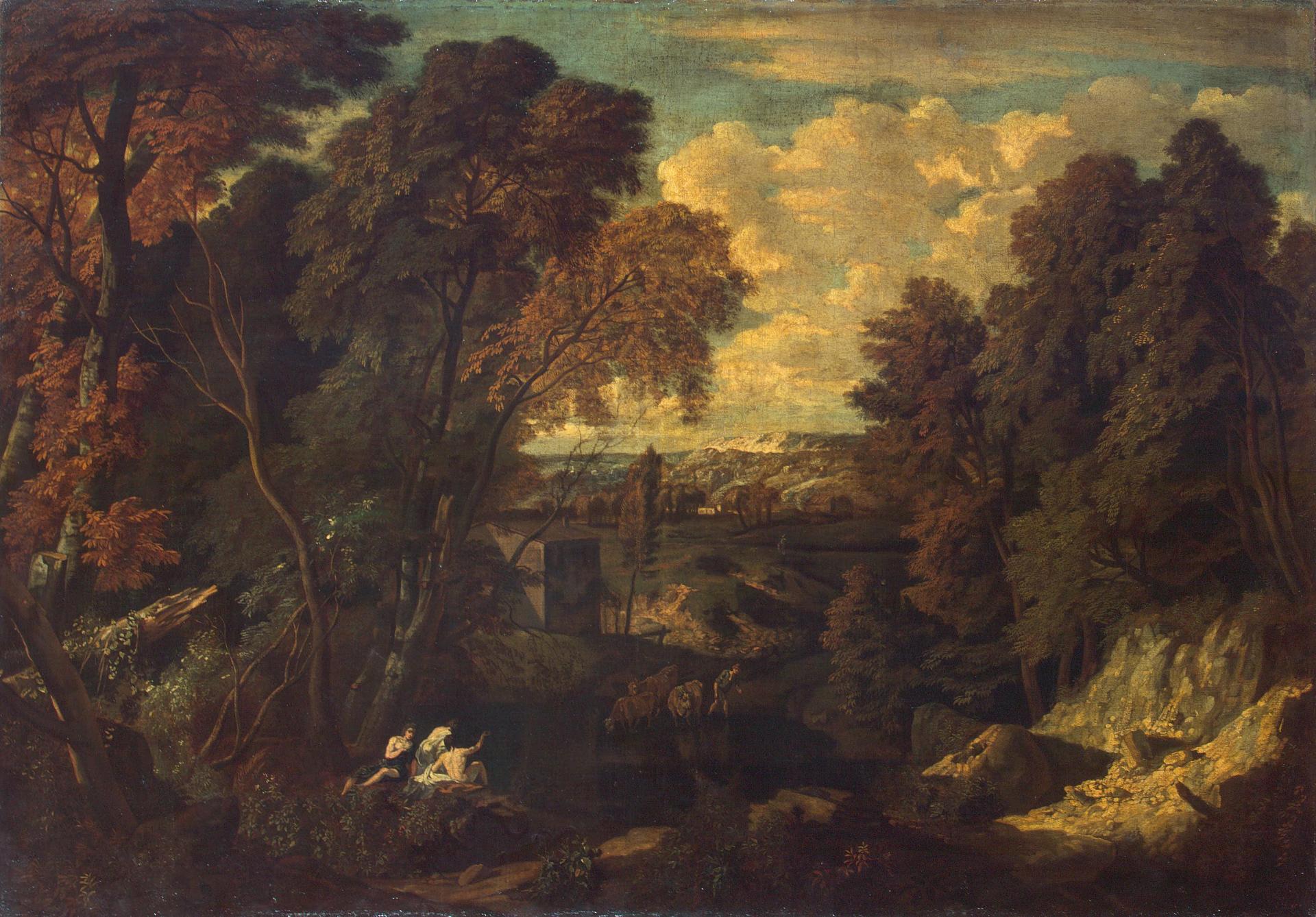 Cornelis Huysmans, Landscape with a Ruined Tower