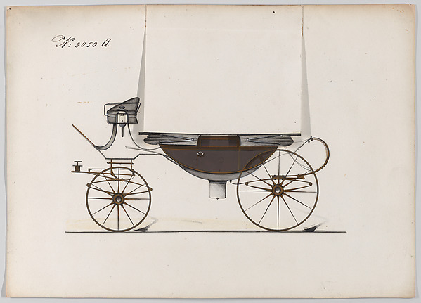 Brewster & Co., Design for Landau, No. 3050a