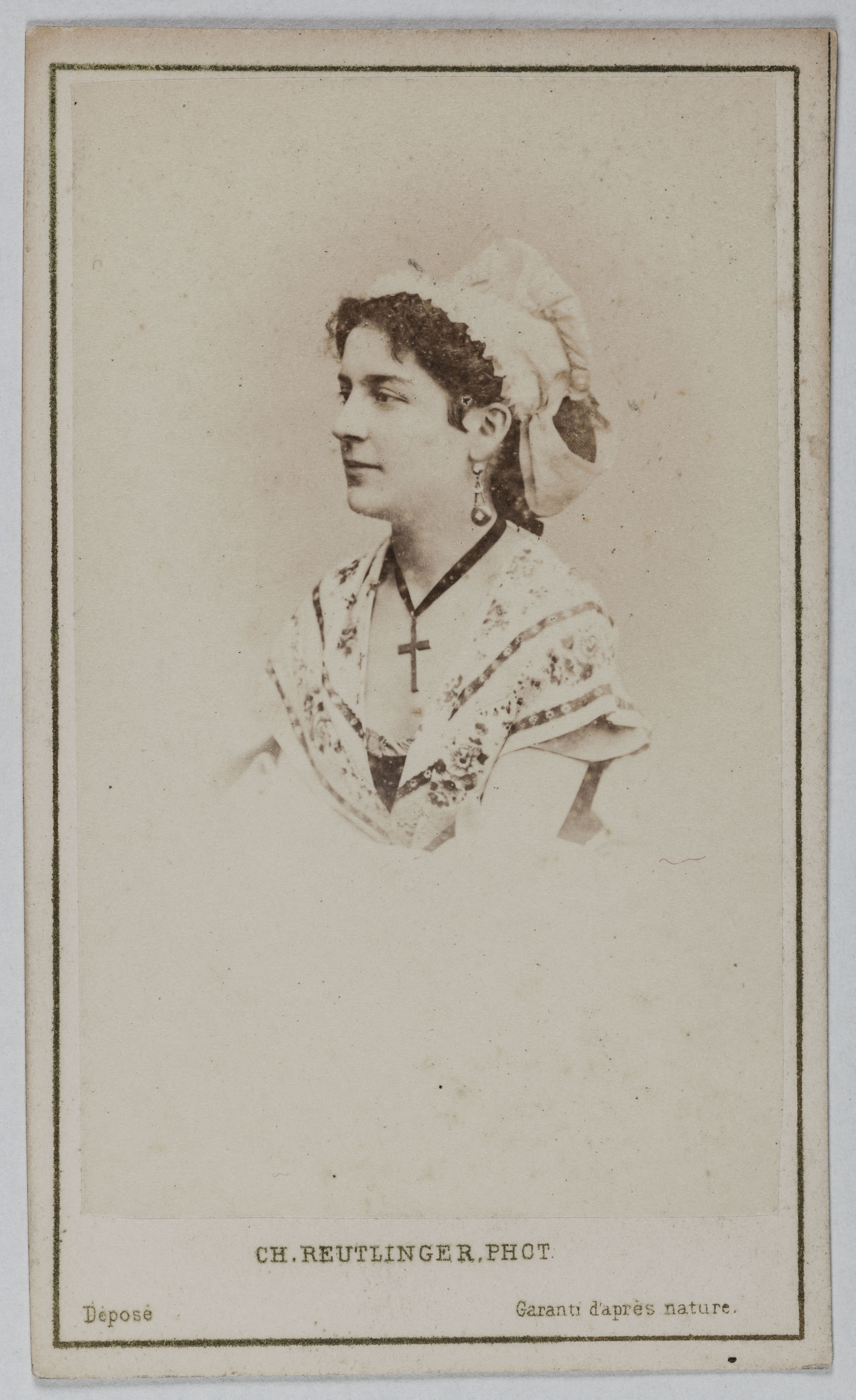 Charles Reutlinger, Portrait d'Eugénie, (actrice)