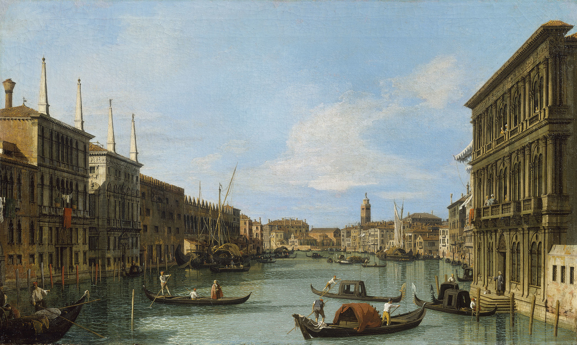 Canaletto, Venice: The Grand Canal from the Palazzo Vendramin-Calergi towards San Geremia