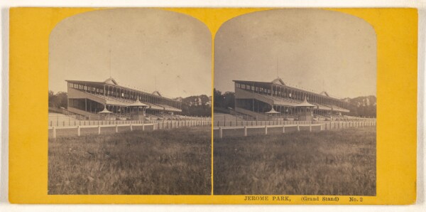 Unknown, Jerome Park, (Grand Stand) No. 2 [New York]