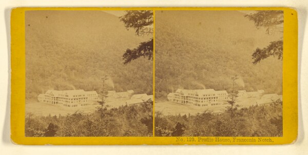 Benjamin West Kilburn, Profile House, Franconia Notch.
