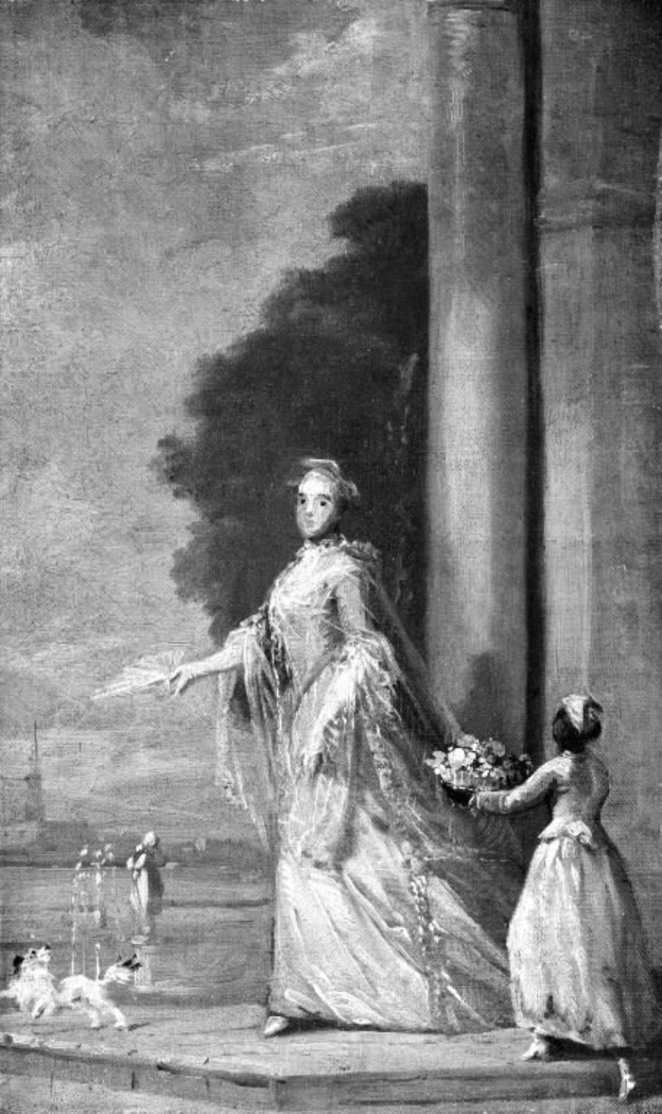 Vigilius Eriksen, Skitse til et portræt af en russisk fyrstinde (Ekaterina Alekseevna)