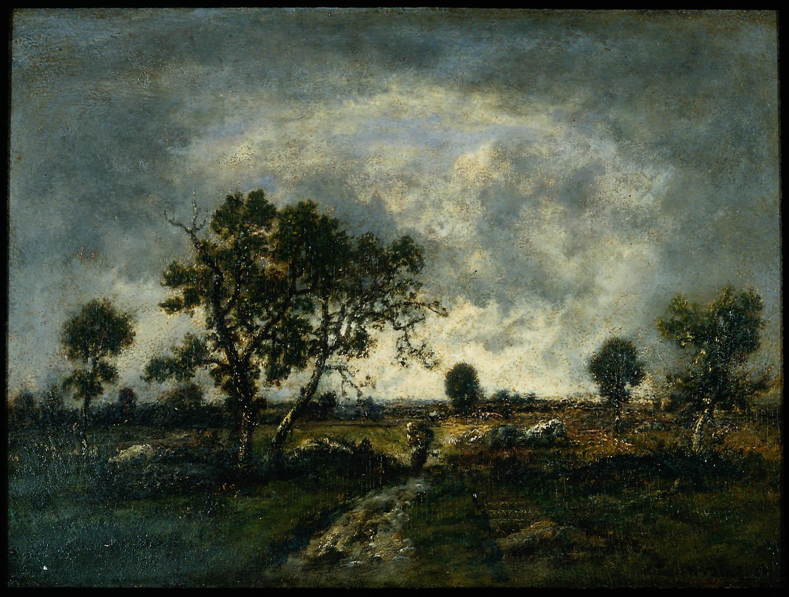Narcisse Virgilio Díaz, Fields at Barbizon