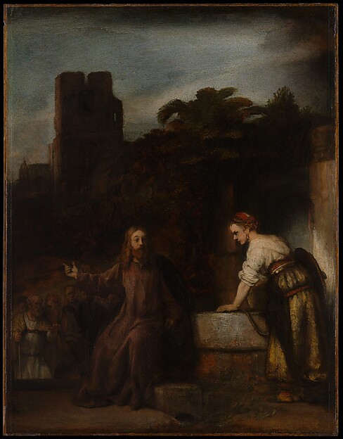 Rembrandt, Christ and the Woman of Samaria