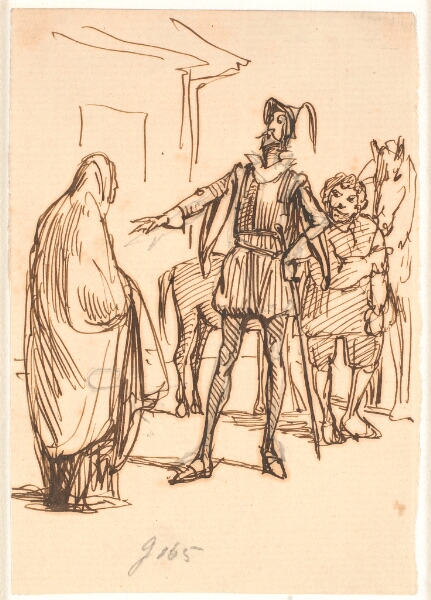 Wilhelm Marstrand, Don Quixote og Dona Roderiguez