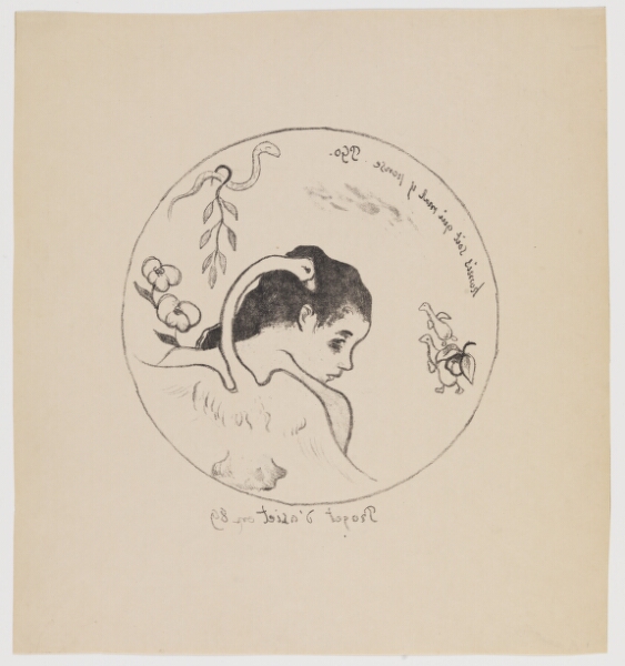Paul Gauguin, Projet d'assiette