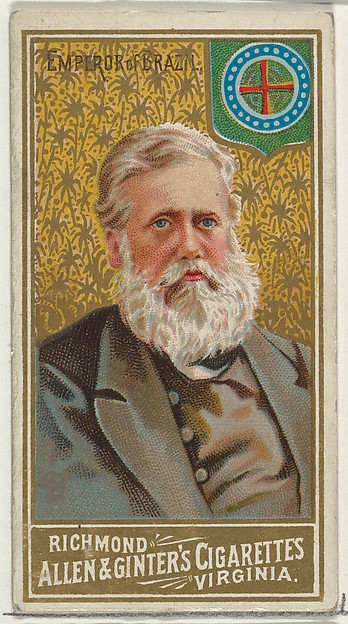 Allen & Ginter, Emperor of Brazil, from World's Sovereigns series (N34) for Allen & Ginter Cigarettes