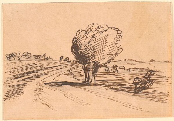 Theodor Philipsen, Vejsving med piletræ