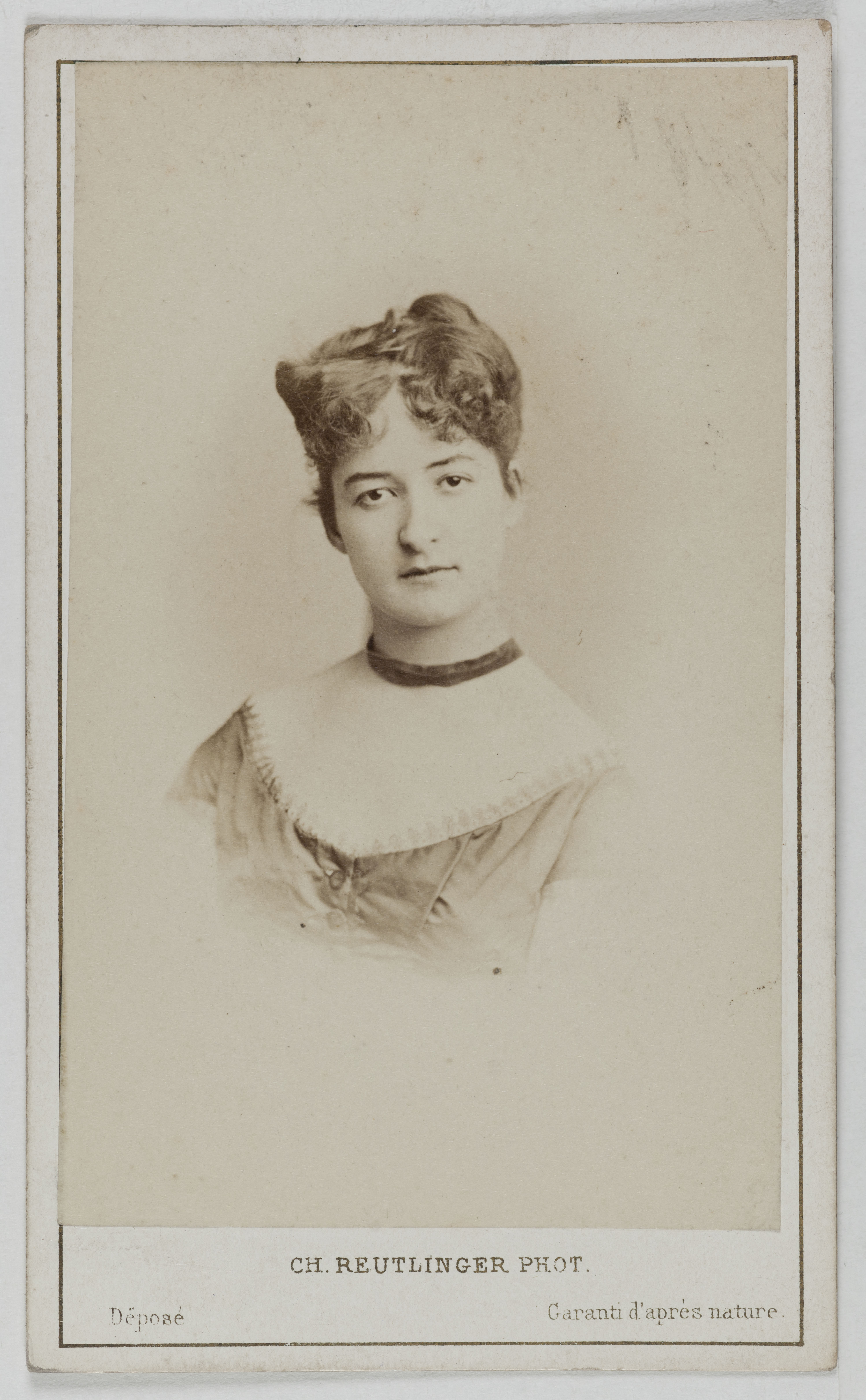 Charles Reutlinger, Portrait de Marthe Marie Glissoux, dite Leduc