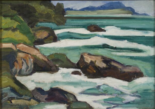 Helmer Osslund, Bränningen. Motiv från Medelhavet