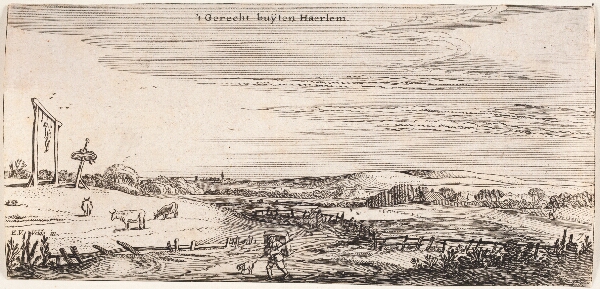 Esaias van de Velde, Galgebakke nær Haarlem