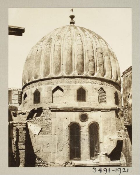 K.A.C. Creswell, Dome of the mausoleum and mosque of Mamluk Princess Tatar al-Hijaziyya, Cairo