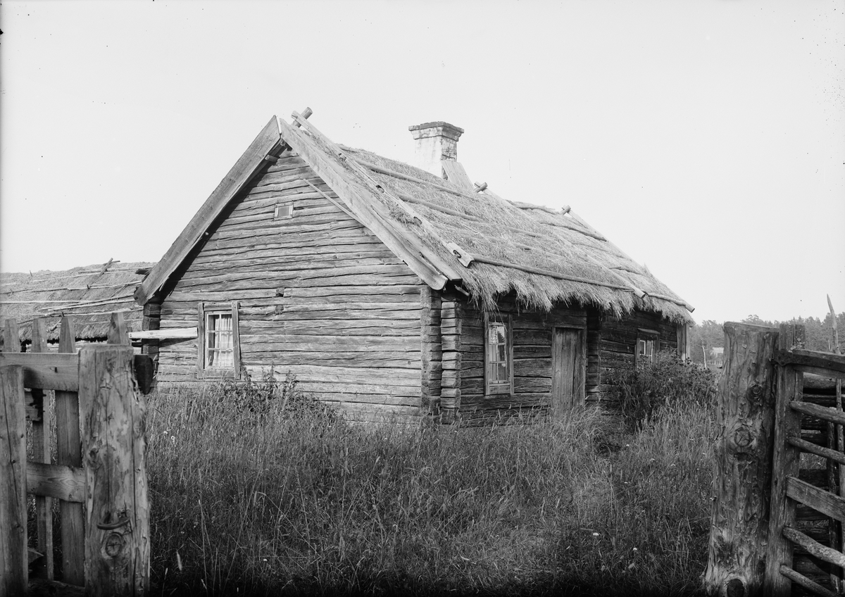 Paul Sandberg, "Anna Öbergs stuga", Östra Askarbäck, Skuttunge socken, Uppland sannolikt 1920-tal