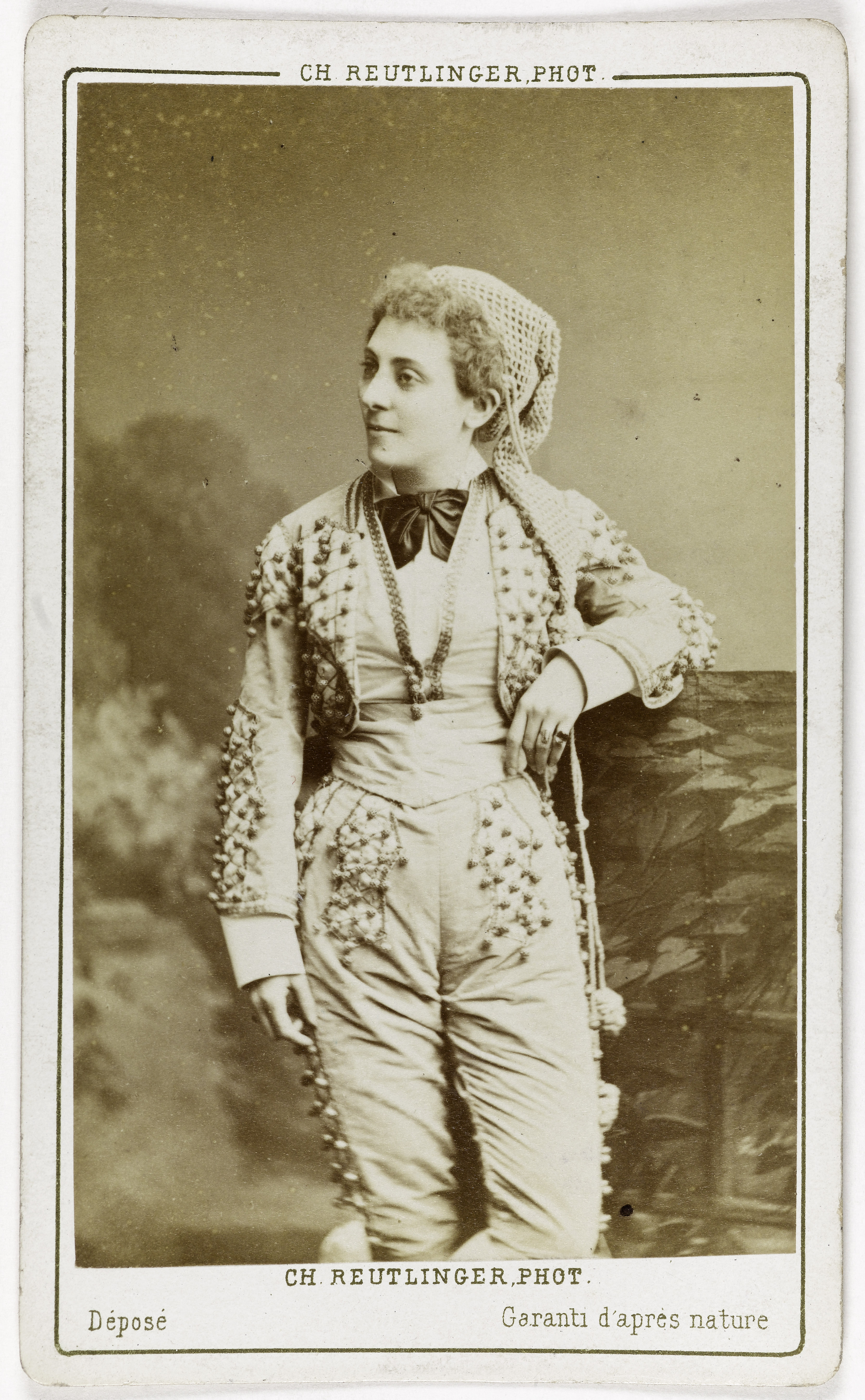 Charles Reutlinger, Portrait de Martelaere (de), actrice entre 1869 et 1878.
