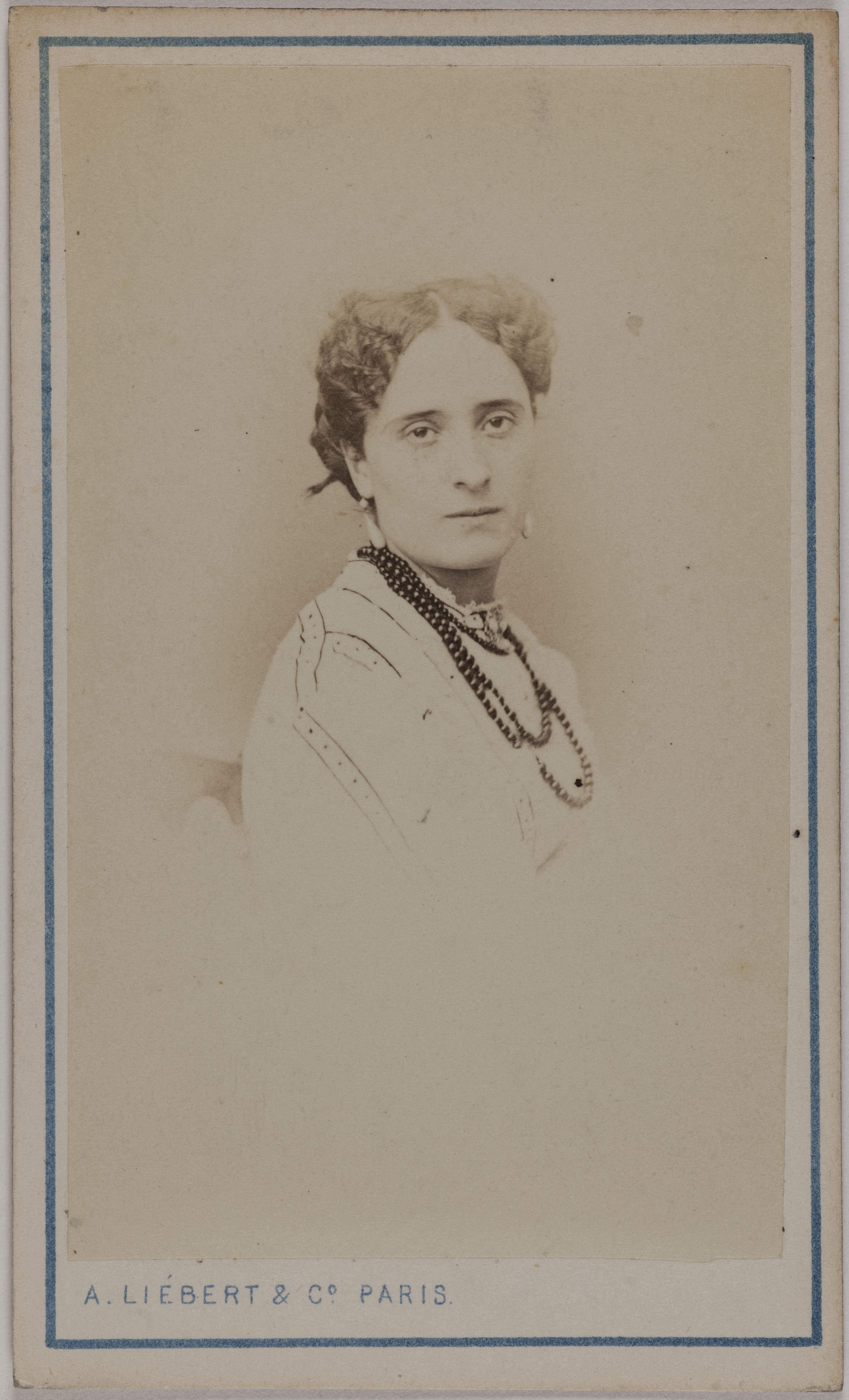 Alphonse Liébert, Portrait d'Arnaud ou Arnault (soprano à l'Opéra)