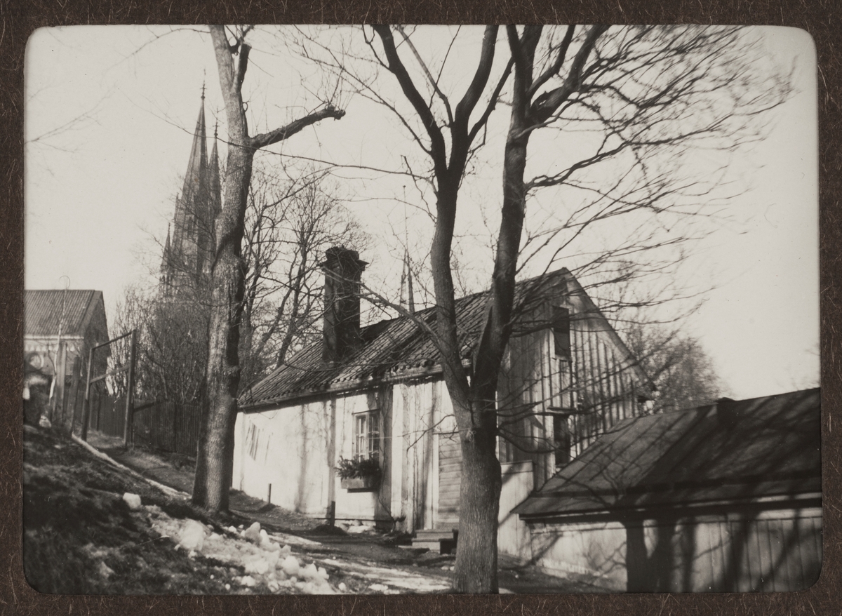 August Fredrik Schagerström, “Upsala. Cottage at the parish of Trinity. School plot at Karolina,” Oden district, Uppsala 1929