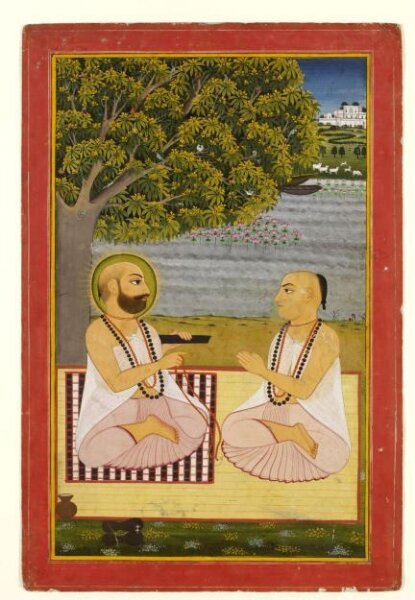 Unknown, Holy man and pupil