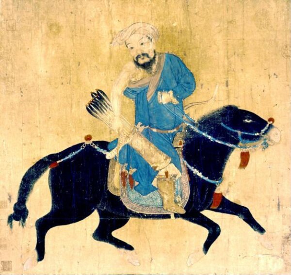 Unknown, A Mongol archer on horseback