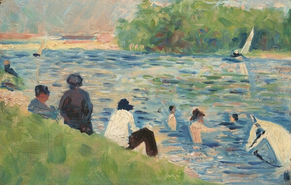Georges Seurat, Bathers (Study for "Bathers at Asnières")