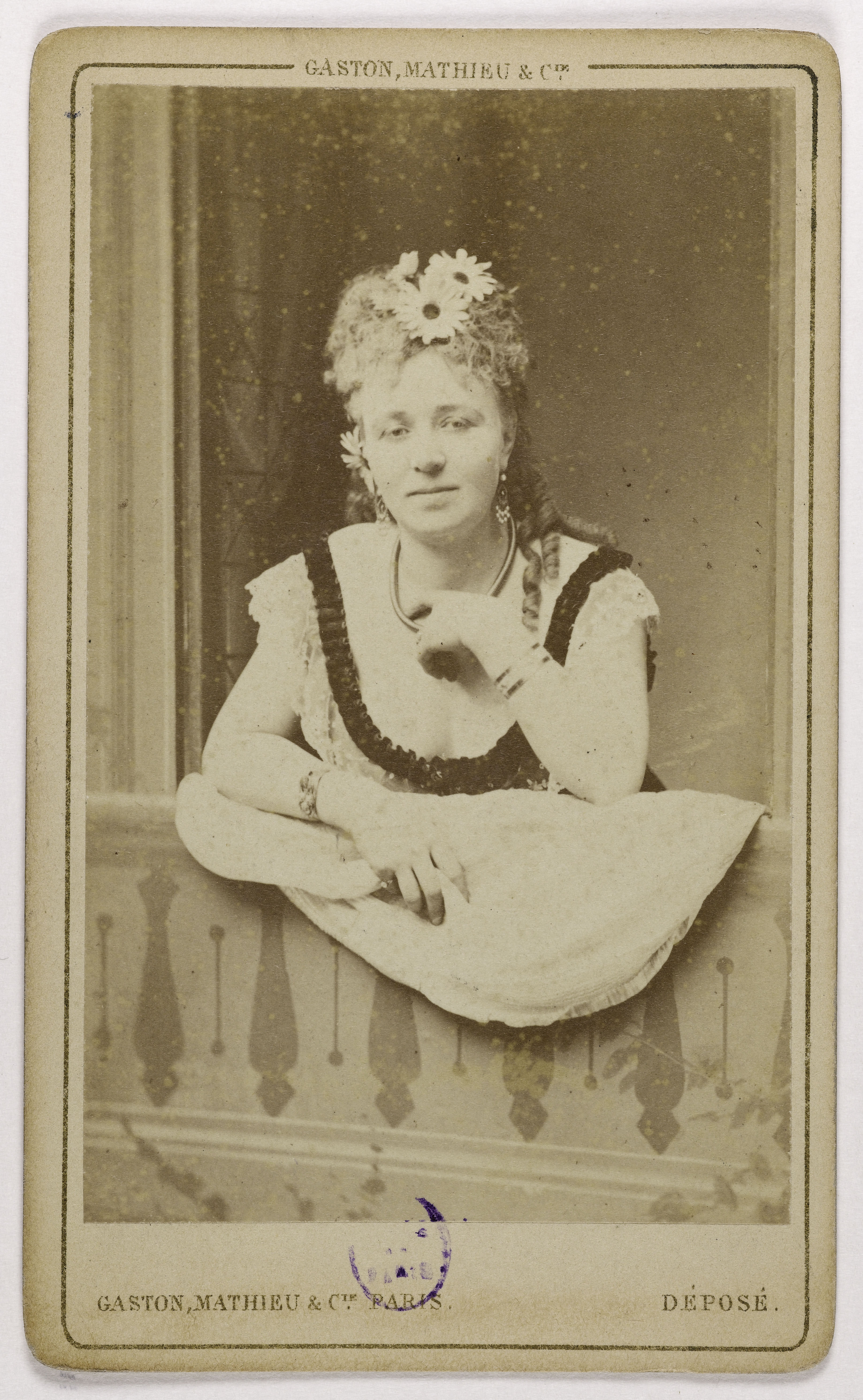 Gaston & Mathieu, Portrait de Bianca (danseuse à l'Alcazar)
