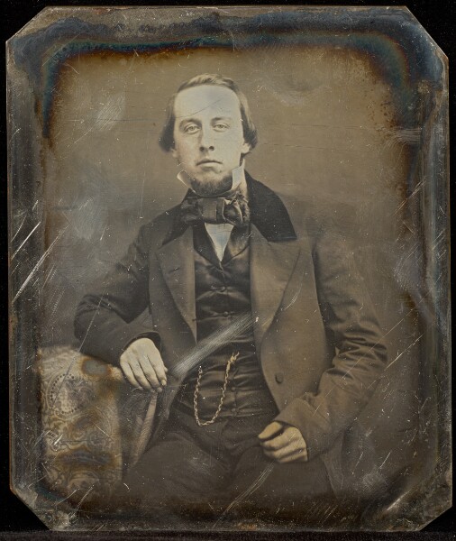 Jacob Byerly, [Portrait of a Seated Man with Chin Whiskers]