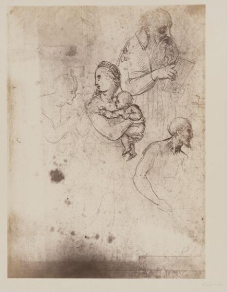 Fratelli Alinari, Studies for the Virgin and child, etc.