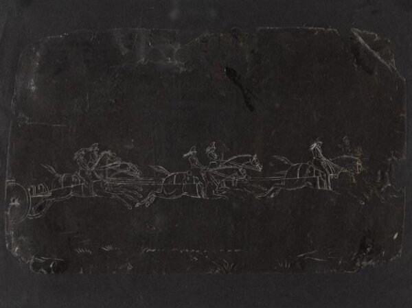 Unknown, One of twenty-seven paintings, mainly depicting hunting scenes.