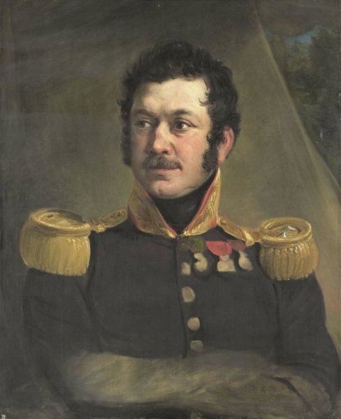 Jan Willem Pieneman, Portrait of Lieutenant-General Frederik Knotzer