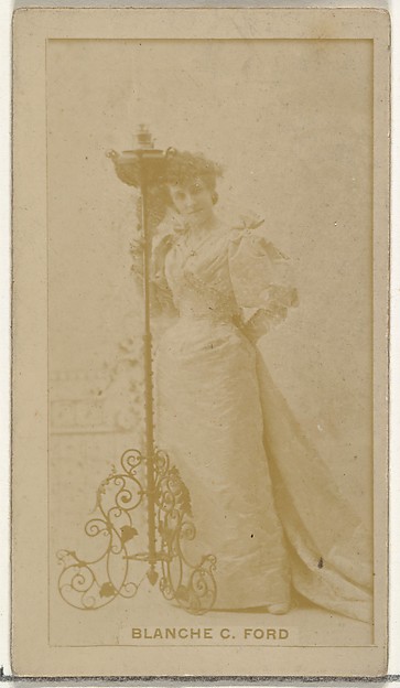 W. Duke, Sons & Co., Blanche C. Ford, from the Actors and Actresses series (N145-8) issued by Duke Sons & Co. to promote Duke Cigarettes