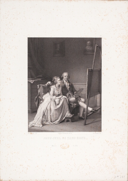 Adolph Kittendorff, Jens Juel og hans kone