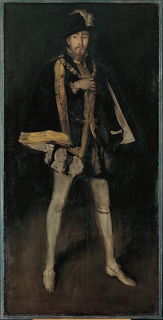 James McNeill Whistler, Arrangement in Black, No. 3: Sir Henry Irving as Philip II of Spain