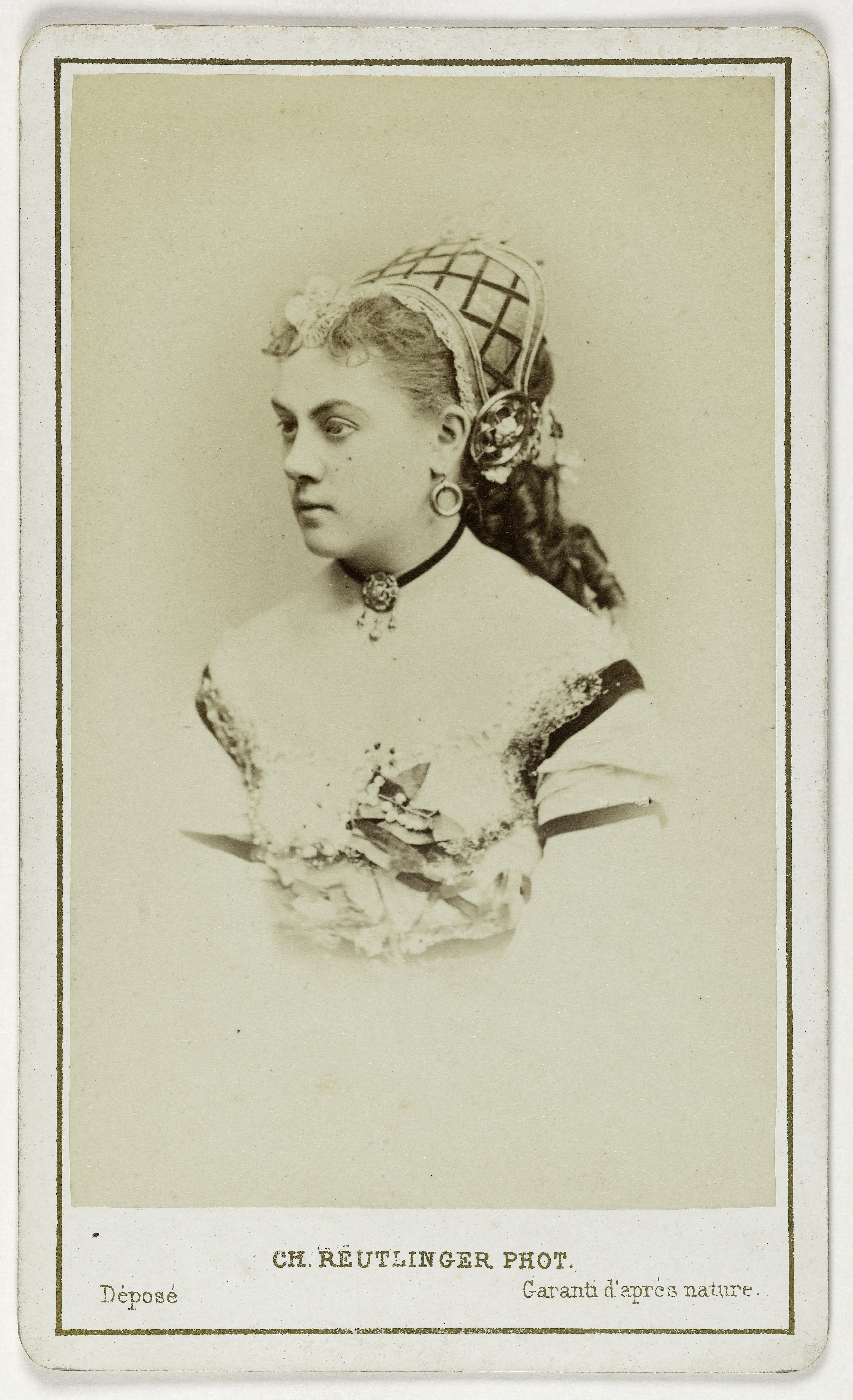 Charles Reutlinger, Portrait de Goguin, (actrice)