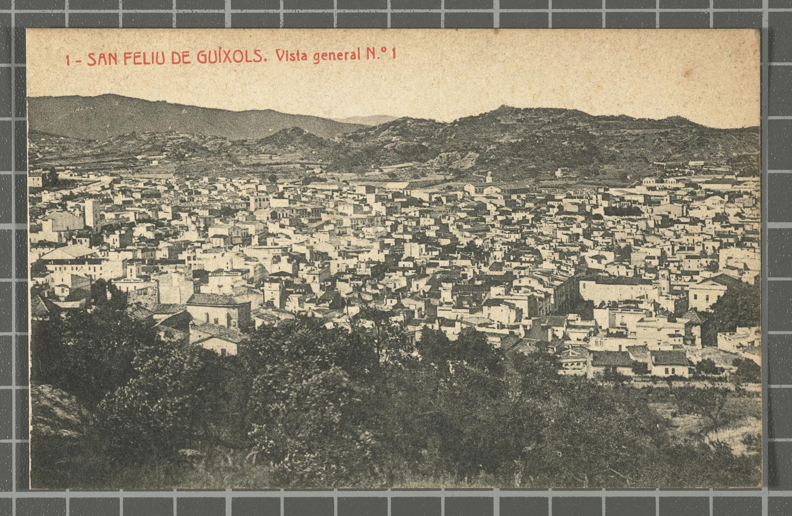 Desconegut, 1 - San Feliu de Guixols. General view No. 1