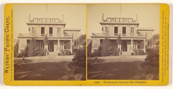 Carleton Watkins, Woodward's Gardens, San Francisco.