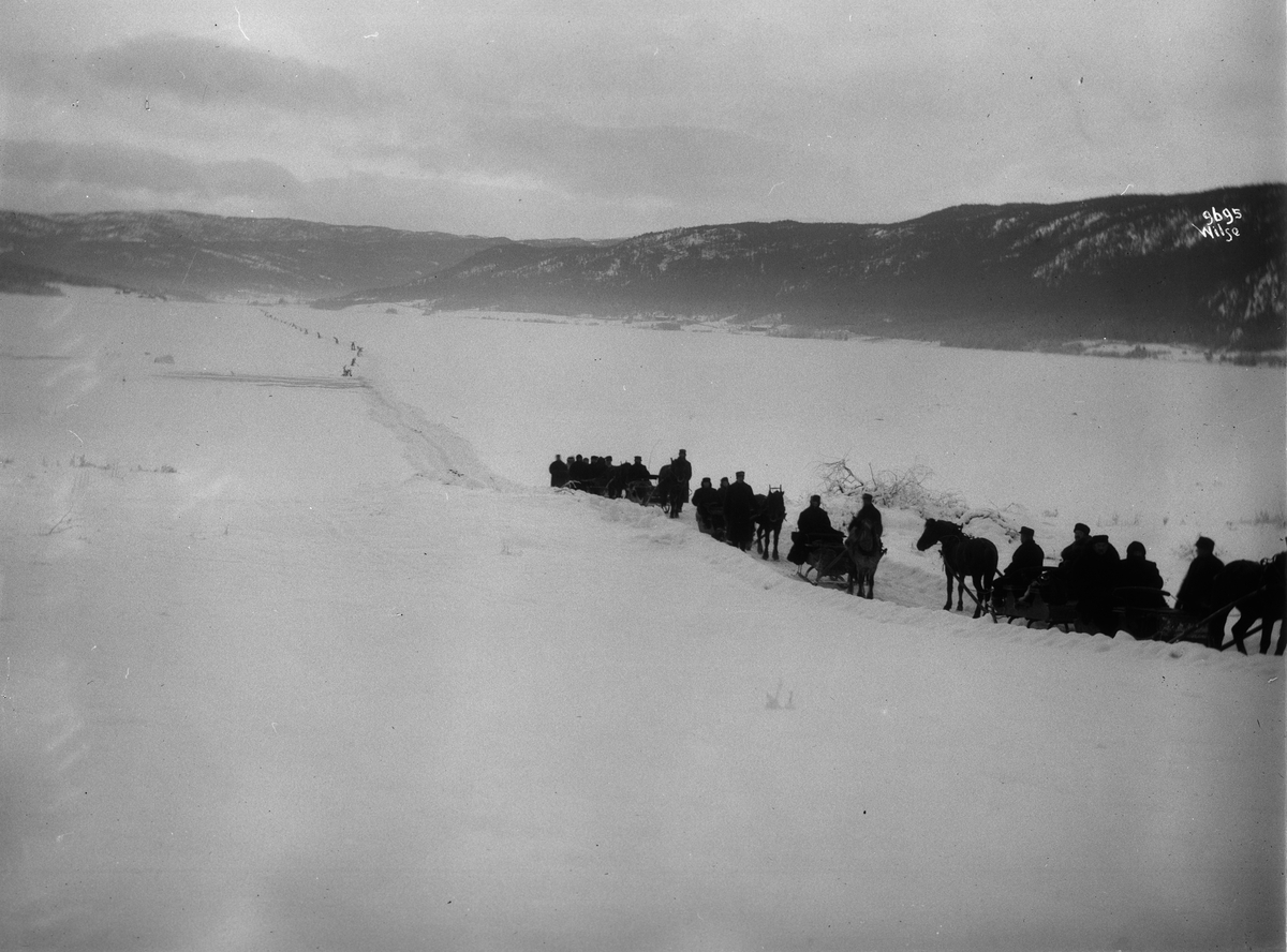 Anders Beer Wilse, Prot: Kjøring over Krøderen 3/1 1909