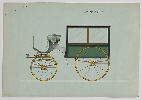 Brewster & Co., Design for Omnibus or Wagonette, no. 4050
