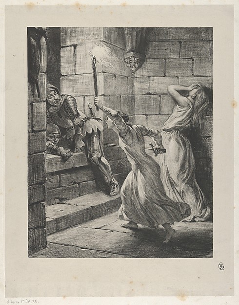 Eugène Delacroix, The Sister of Duguesclin