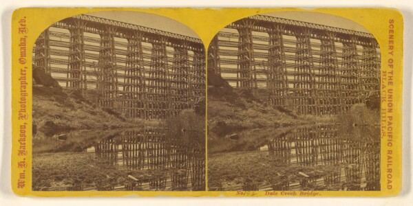 William Henry Jackson, Dale Creek Bridge.
