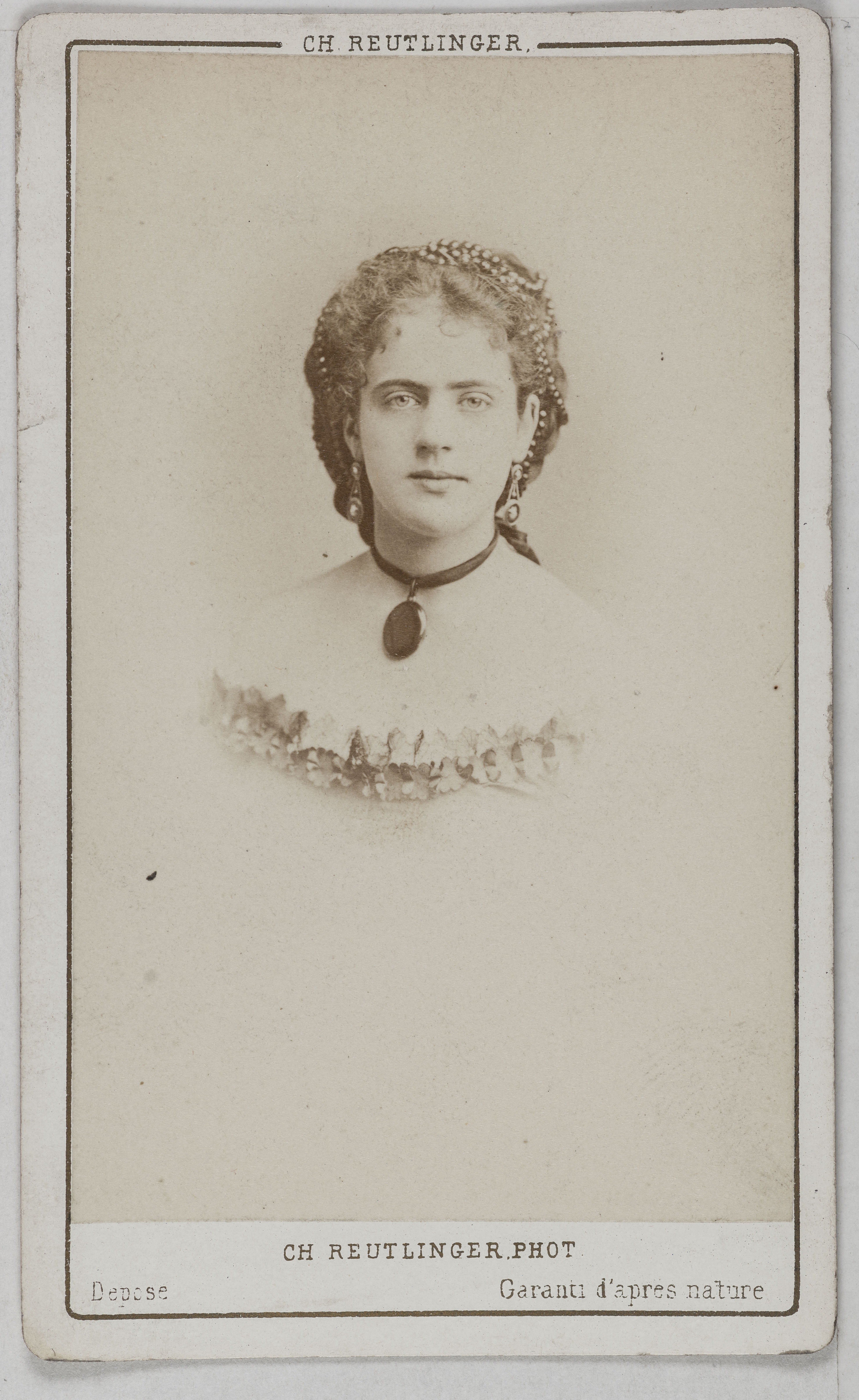 Charles Reutlinger, Portrait de Marie Karl (Amélie Jeanne Jaime, dite), (actrice), (fille de Théodore Barrière)