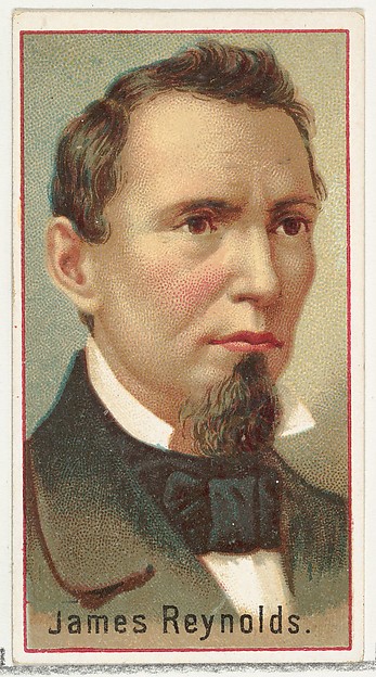 Allen & Ginter, James Reynolds, printer's sample for the World's Inventors souvenir album (A25) for Allen & Ginter Cigarettes