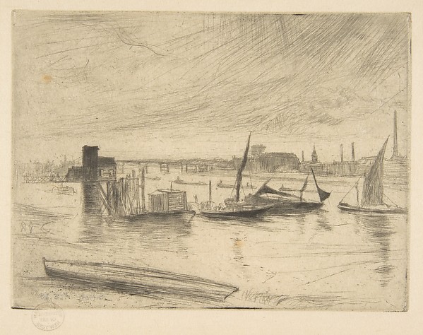James McNeill Whistler, Early Morning, Battersea (Battersea Dawn) (Cadogan Pier)